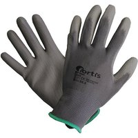 Fortis - 12 Paar Strickhandschuh Fitter Gr. 7 grau von FORTIS