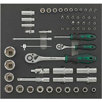 Fortis - Werkzeugmodul 2/3 Steckschl. 1/4+1/2 von FORTIS