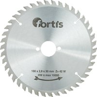 Fortis - HW-Kreissägebl. 190x2,8 x30mm Z42W von FORTIS