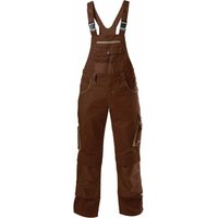 Fortis - H-Latzhose 24, Brown/beige, Gr. 106 von FORTIS