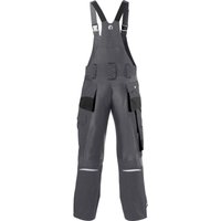 H-Latzhose 24, d-grau/schwarz, Gr. 56 - Fortis von FORTIS