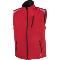 Herren Weste 24, rot/schwarz Gr.L - Fortis von FORTIS