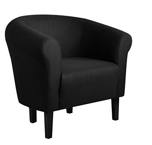 FORTISLINE Clubsessel Loungesessel Cocktailsessel Monaco 2" Sawanna Schwarz W364 12 von FORTISLINE