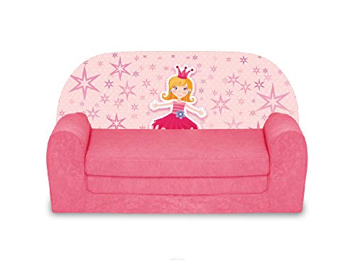 FORTISLINE – Kindersofa Mini ausklappbar 40x78x45cm - Kindersofa für Kinder 2in1 - Kindercouch ausklappbar - Schlafcouch aus Schaumstoff - Abnehmbarer Bezug - Viele Motive von FORTISLINE