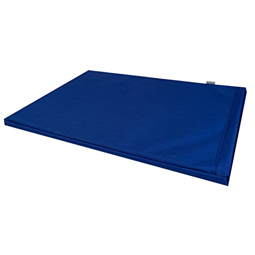 FORTISLINE Hundebett Hundematte Ibiza robust und wasserfest (XL - 120x90 cm, 09. Blau) von FORTISLINE