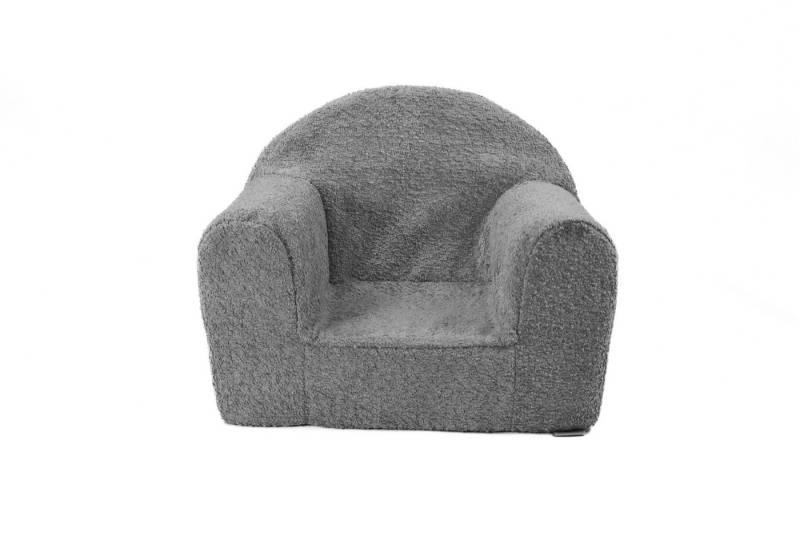 FORTISLINE Kindersessel Mini in Teddy-Stoff Kuschelsessel Babysessel Spielsessel rund, Der Bezug ist abnehmbar und waschbar von FORTISLINE