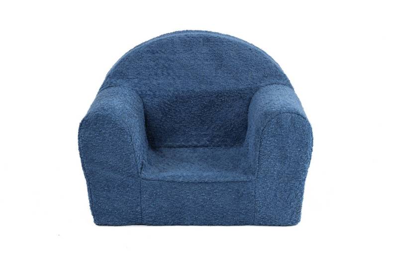 FORTISLINE Kindersessel Mini in Teddy-Stoff Kuschelsessel Babysessel Spielsessel rund, Der Bezug ist abnehmbar und waschbar von FORTISLINE