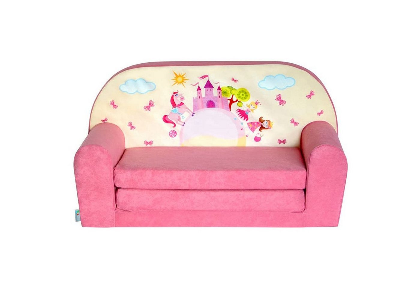 FORTISLINE Kindersitzgruppe Kindersofa MINI" Kindercouch zum Aufklappen W386" von FORTISLINE