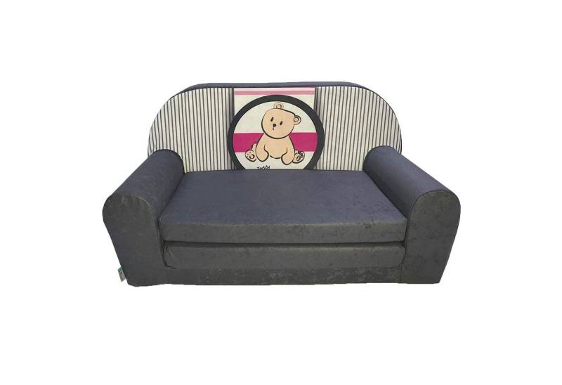 FORTISLINE Kindersitzgruppe Kindersofa "MINI" Kindercouch zum Aufklappen W386 von FORTISLINE