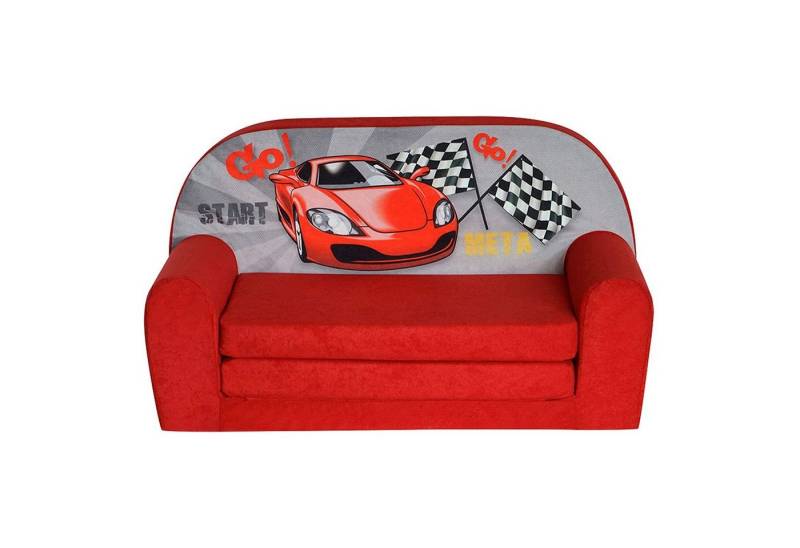 FORTISLINE Kindersitzgruppe Kindersofa "MINI" Kindercouch zum Aufklappen W386 von FORTISLINE