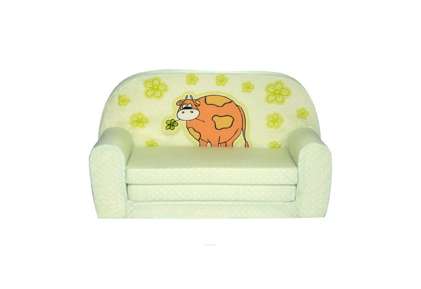 FORTISLINE Kindersitzgruppe Kindersofa MINI" Kindercouch zum Aufklappen W386" von FORTISLINE