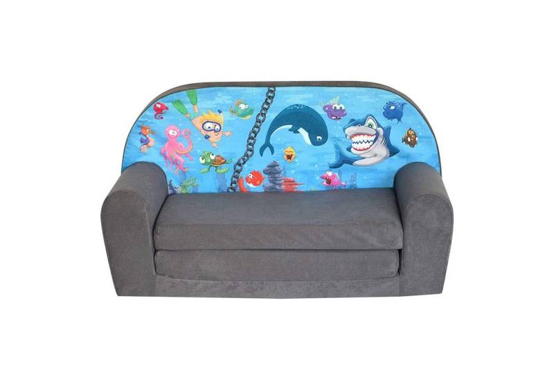 FORTISLINE Kindersitzgruppe Kindersofa "MINI" Kindercouch zum Aufklappen W386 von FORTISLINE