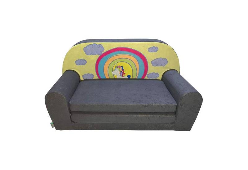 FORTISLINE Kindersitzgruppe Kindersofa "MINI" Kindercouch zum Aufklappen W386 von FORTISLINE