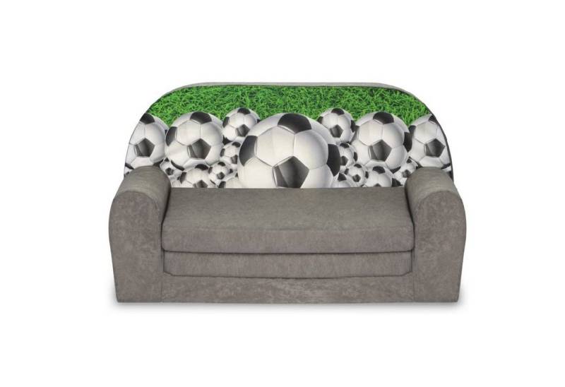 FORTISLINE Kindersitzgruppe Kindersofa "MINI" Kindercouch zum Aufklappen W386 von FORTISLINE