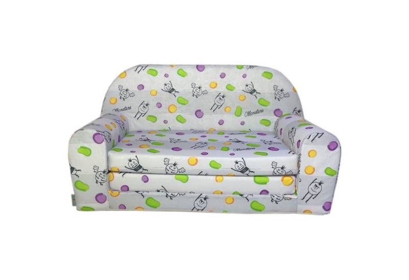 FORTISLINE Kindersitzgruppe Kindersofa "MINI" Kindercouch zum Aufklappen W386 von FORTISLINE