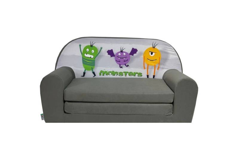 FORTISLINE Kindersitzgruppe Kindersofa "MINI" Kindercouch zum Aufklappen W386 von FORTISLINE
