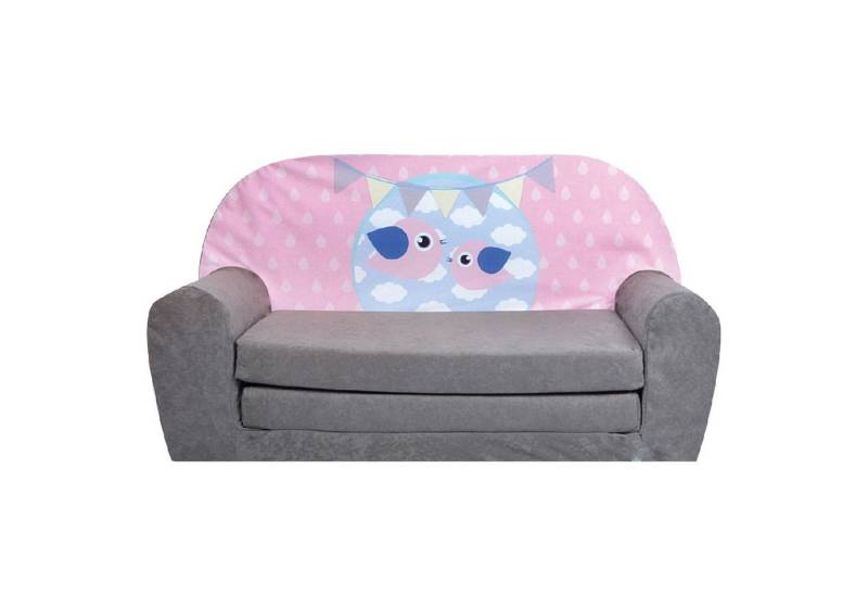 FORTISLINE Kindersitzgruppe Kindersofa "MINI" Kindercouch zum Aufklappen W386 von FORTISLINE