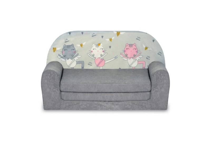 FORTISLINE Kindersitzgruppe Kindersofa "MINI" Kindercouch zum Aufklappen W386 von FORTISLINE