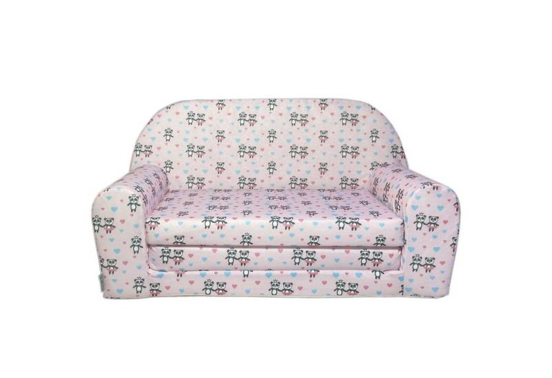 FORTISLINE Kindersitzgruppe Kindersofa "MINI" Kindercouch zum Aufklappen W386 von FORTISLINE