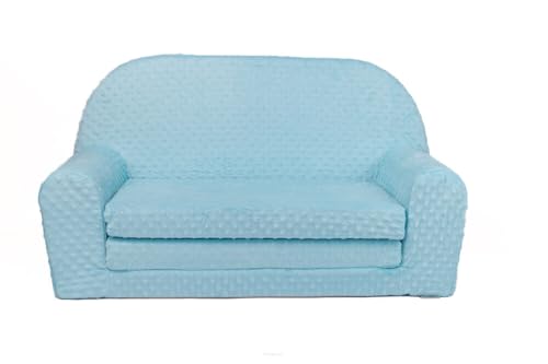 FORTISLINE – Kindersofa MINI ausklappbar 40x78x45cm - Kindersofa für Kinder 2in1 - Kindercouch ausklappbar - Schlafcouch aus Schaumstoff - Abnehmbarer Bezug - Viele Motive von FORTISLINE