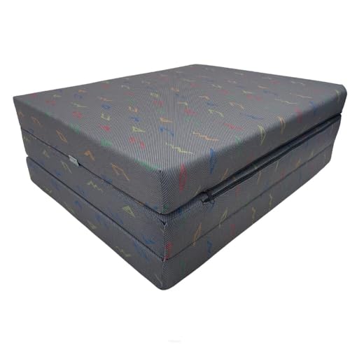 FORTISLINE - Klappmatratze 180x65x7cm - 3-teilige Faltmatratze - H2 Gästematratze - Camping Faltbare - Kamping Bett - Waschbar Bezug - Erwachsene Klappbar - Reisematratze - Schaumstoff Matratze FORTISLINE - Klappmatratze 180x65x7cm - 3-teilige Faltmatratze - H2 Gästematratze - Camping Faltbare - Kamping Bett - Waschbar Bezug - Erwachsene Klappbar - Reisematratze - Schaumstoff Matratze von FORTISLINE