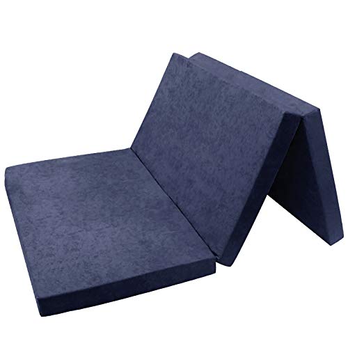 FORTISLINE - Klappmatratze 195x120x8cm - 3-teilige Faltmatratze - H2 Gästematratze - Camping Faltbare - Kamping Bett - Waschbar Bezug - Erwachsene Klappbar - Reisematratze - Schaumstoff Matratze FORTISLINE - Klappmatratze 195x120x8cm - 3-teilige Faltmatratze - H2 Gästematratze - Camping Faltbare - Kamping Bett - Waschbar Bezug - Erwachsene Klappbar - Reisematratze - Schaumstoff Matratze von FORTISLINE