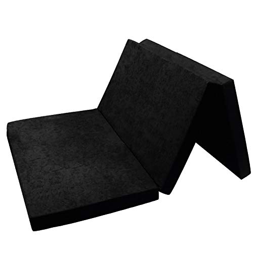 FORTISLINE - Klappmatratze 195x120x8cm - 3-teilige Faltmatratze - H2 Gästematratze - Camping Faltbare - Kamping Bett - Waschbar Bezug - Erwachsene Klappbar - Reisematratze - Schaumstoff Matratze FORTISLINE - Klappmatratze 195x120x8cm - 3-teilige Faltmatratze - H2 Gästematratze - Camping Faltbare - Kamping Bett - Waschbar Bezug - Erwachsene Klappbar - Reisematratze - Schaumstoff Matratze von FORTISLINE