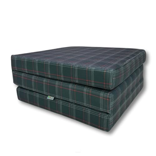 FORTISLINE - Klappmatratze 195x60x9cm - 3-teilige Faltmatratze - H2 Gästematratze - Camping Faltbare - Kamping Bett - Waschbar Bezug - Erwachsene Klappbar - Reisematratze - Schaumstoff Matratze FORTISLINE - Klappmatratze 195x60x9cm - 3-teilige Faltmatratze - H2 Gästematratze - Camping Faltbare - Kamping Bett - Waschbar Bezug - Erwachsene Klappbar - Reisematratze - Schaumstoff Matratze von FORTISLINE