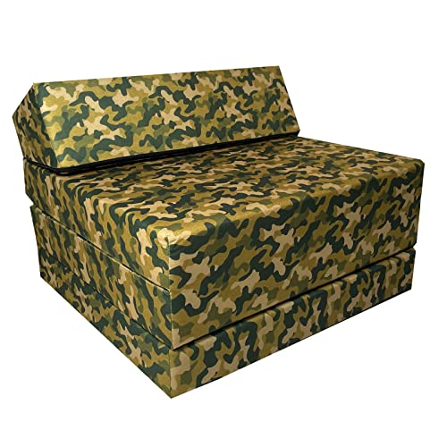 FORTISLINE - Klappmatratze 200x70x10cm - 3-teilige Faltmatratze - H2 Gästematratze - Camping Faltbare - Kamping Bett - Waschbar Bezug - Erwachsene Klappbar - Reisematratze - Schaumstoff Matratze von FORTISLINE