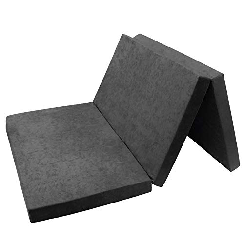 FORTISLINE - Klappmatratze 195x120x8cm - 3-teilige Faltmatratze - H2 Gästematratze - Camping Faltbare - Kamping Bett - Waschbar Bezug - Erwachsene Klappbar - Reisematratze - Schaumstoff Matratze FORTISLINE - Klappmatratze 195x120x8cm - 3-teilige Faltmatratze - H2 Gästematratze - Camping Faltbare - Kamping Bett - Waschbar Bezug - Erwachsene Klappbar - Reisematratze - Schaumstoff Matratze von FORTISLINE
