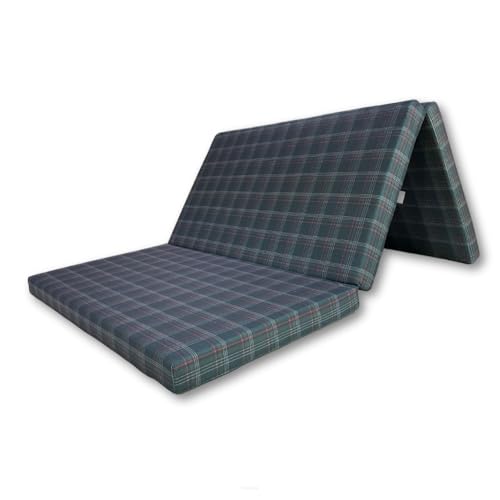 FORTISLINE - Klappmatratze 195x120x8cm - 3-teilige Faltmatratze - H2 Gästematratze - Camping Faltbare - Kamping Bett - Waschbar Bezug - Erwachsene Klappbar - Reisematratze - Schaumstoff Matratze FORTISLINE - Klappmatratze 195x120x8cm - 3-teilige Faltmatratze - H2 Gästematratze - Camping Faltbare - Kamping Bett - Waschbar Bezug - Erwachsene Klappbar - Reisematratze - Schaumstoff Matratze von FORTISLINE