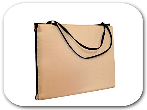 FORTISLINE Strandmatratze Klappmatratze Tragetasche W420_04 168cm x 57cm (04. Beige) von FORTISLINE