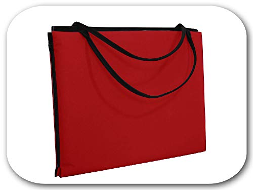 FORTISLINE Strandmatratze Klappmatratze Tragetasche W420_07 168cm x 57cm (07. Rot) von FORTISLINE