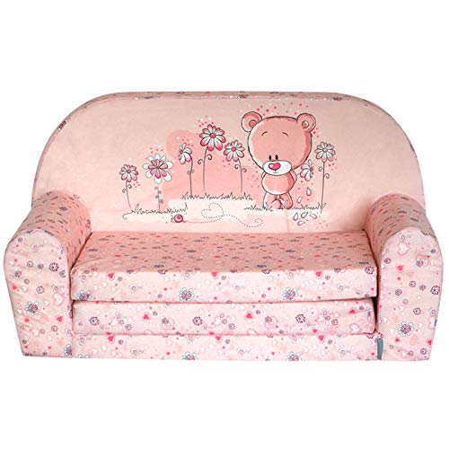 FORTISLINE Kindersofa Mini zum Aufklappen Bärchen W386_04 von FORTISLINE