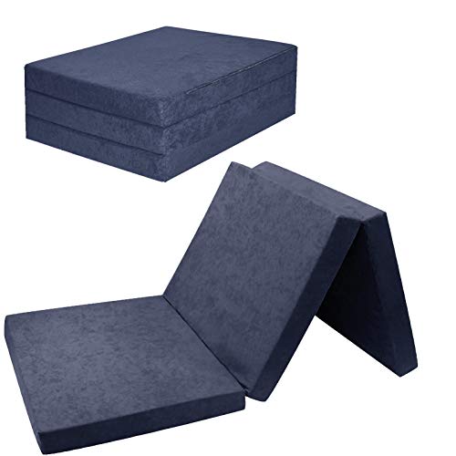 FORTISLINE - Klappmatratze 180x65x7cm - 3-teilige Faltmatratze - H2 Gästematratze - Camping Faltbare - Kamping Bett - Waschbar Bezug - Erwachsene Klappbar - Reisematratze - Schaumstoff Matratze FORTISLINE - Klappmatratze 180x65x7cm - 3-teilige Faltmatratze - H2 Gästematratze - Camping Faltbare - Kamping Bett - Waschbar Bezug - Erwachsene Klappbar - Reisematratze - Schaumstoff Matratze von FORTISLINE