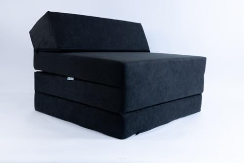 FORTISLINE - Klappmatratze 200x70x10cm - 3-teilige Faltmatratze - H2 Gästematratze - Camping Faltbare - Kamping Bett - Waschbar Bezug - Erwachsene Klappbar - Reisematratze - Schaumstoff Matratze von FORTISLINE