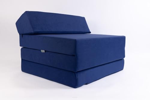 FORTISLINE - Klappmatratze 200x70x10cm - 3-teilige Faltmatratze - H2 Gästematratze - Camping Faltbare - Kamping Bett - Waschbar Bezug - Erwachsene Klappbar - Reisematratze - Schaumstoff Matratze von FORTISLINE