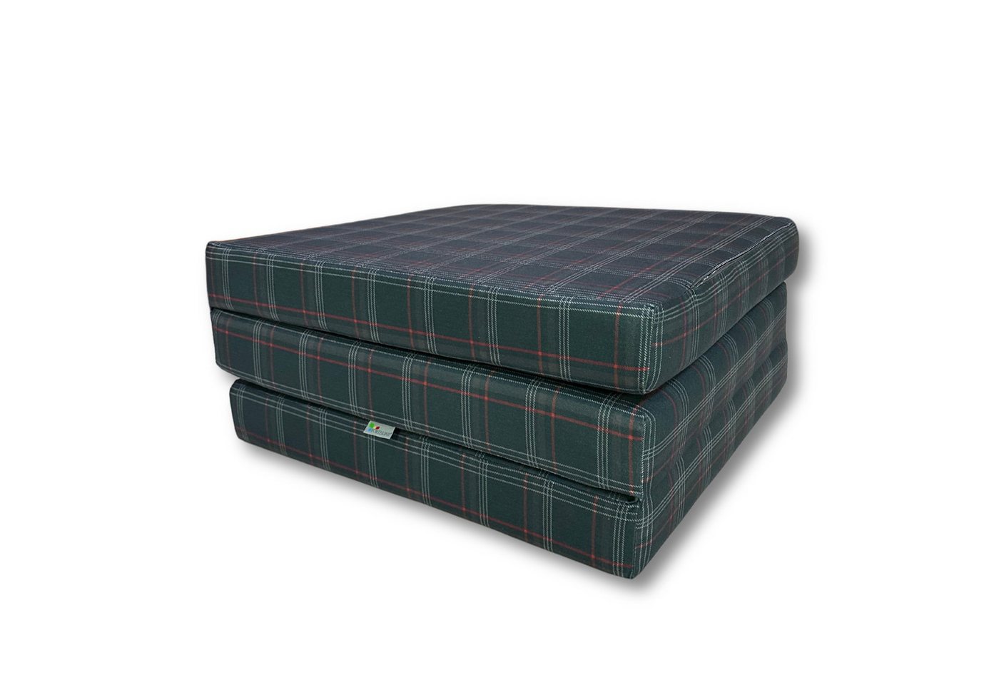 Klappmatratze Klappmatratze Gästematratze VW GTI 180x65x7cm Faltmatratze Bezug Bett, FORTISLINE, 7 cm hoch, (Klappmatratze), Zusammenklappbar, Waschbar von FORTISLINE