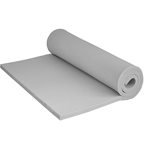FORTIS POLSTER Schaumstoff RG25/44 60 x 200 cm, 3cm - Weiche Schaumstoffplatte - Schaumstoffmatte zum Sitzen, Liegen oder als Campingmatratze - Matratzen-Auflage - PU-Schaumstoff - Polsterschaum von FORTIS POLSTER