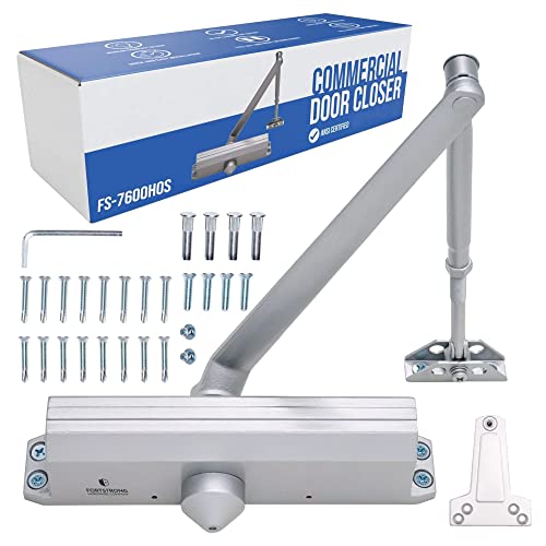 FS-7600 Commercial Door Closer - Adjustable Grade 1 Commercial Standard Automatic Door Closing Mechanism – ADA Compliant -Medium Traffic Areas - Fitting Instructions von FORTSTRONG