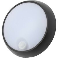 Forum Cano PIR 4000k LED Outdoor Bulkheads Wandleuchte Schwarz IP54 von FORUM LIGHTING