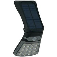 Forum Blackhall Solar 3000k 2W LED-Außenflutlicht Schwarz IP44 von FORUM LIGHTING