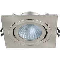 Forum Lighting - Forum Cali Quadratisches, neigbares Einbau-Downlight, satiniertes Nickel, IP65 von FORUM LIGHTING