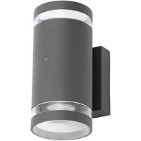 Forum Lighting - Forum Lens Fotozelle 2 Licht Outdoor Up Down Wandleuchte Anthrazit IP44 von FORUM LIGHTING