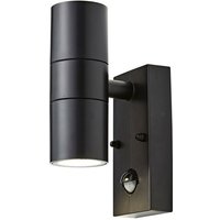 Forum Lighting - Forum Neso pir 2 Light Outdoor Up Down Wandleuchte Schwarz IP44 von FORUM LIGHTING