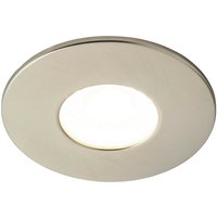 Forum Lighting - Forum Rhom cct 3, 4, 6K FireRated LED-Einbau-Downlight, satiniertes Nickel, IP65 von FORUM LIGHTING