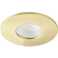 Forum Lighting - Forum Rhom cct FireRated LED-Einbau-Downlight, satiniertes Messing, IP65 von FORUM LIGHTING