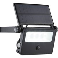 Forum Lighting - Forum Zink pir Solar 6000k led Outdoor Moderne Wandleuchte Schwarz IP54 von FORUM LIGHTING