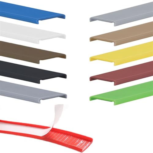 5m Kantenumleimer Selbstklebend Kantenschutz Umleimer Furnierklebeband Kein Aufbügeln, U-Form TPE Möbelkantenband, selbstsichernde Furnier-Randschiene (Color : Khaki, Size : 28mm) von FORVOLWCO