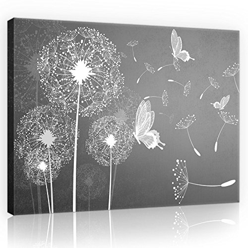 Forwall - Leinwand Bilder - Blumen Magnolie Abstrakt - 80x60 cm Leinwandbilder - Bild auf leinwand - Wandbild XXL groß Wandbilder für Wohnzimmer Schlafzimmer Wohnzimmerbilder Modern kunstdruck von Forwall